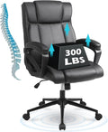 Black PU Leather Executive Office Chair