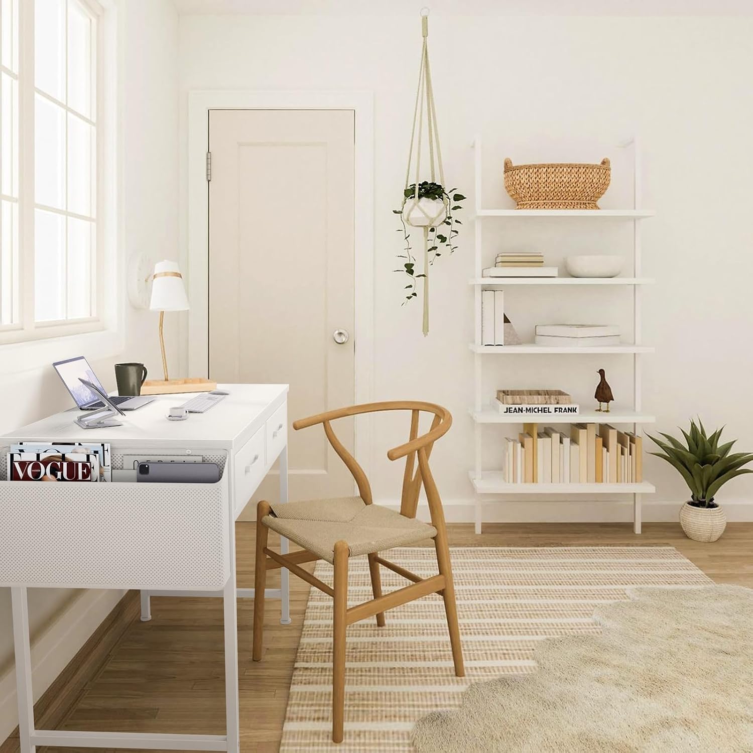 White Drawer Small Writing Vanity Desk