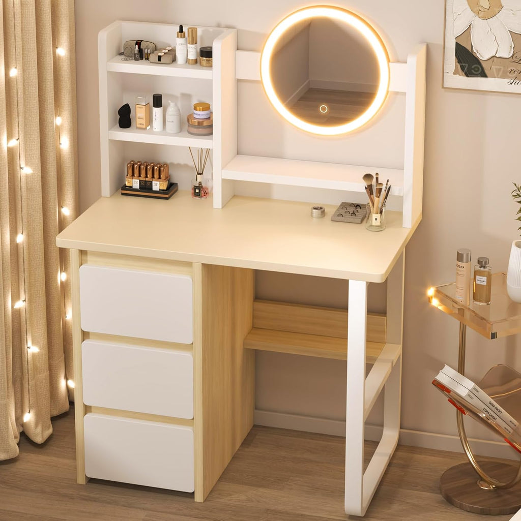 LED Multifunctional Makeup Vanity Desk