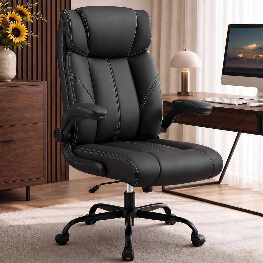 Black Rocking Ergonomic Office Chair