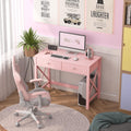 Pink Drawer Vanity Writing Desk