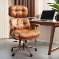 Brown Suede Ergonomic Office Chair