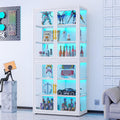 White LED Glass Display Cabinet
