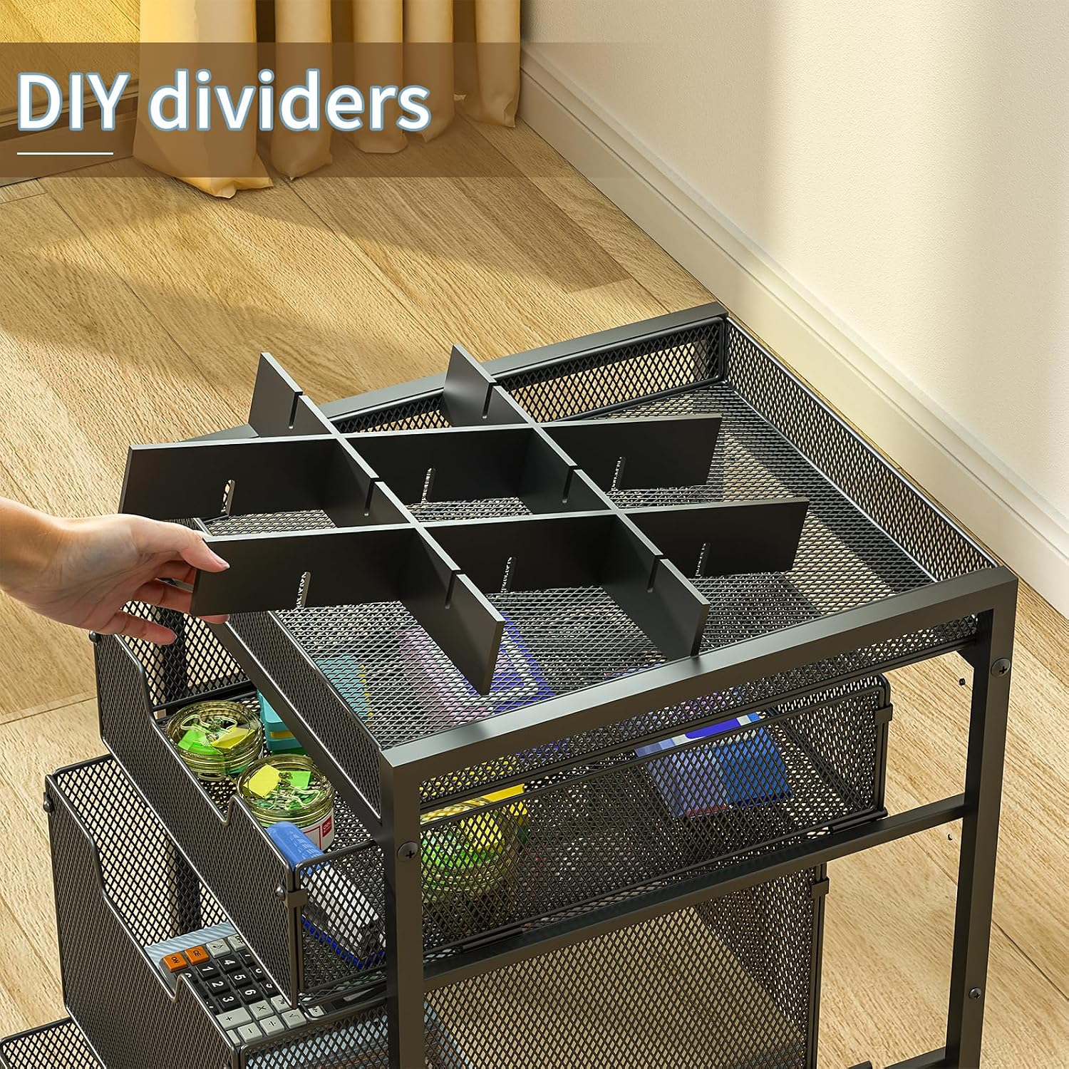 3 Drawer Rolling Craft Storage Cart