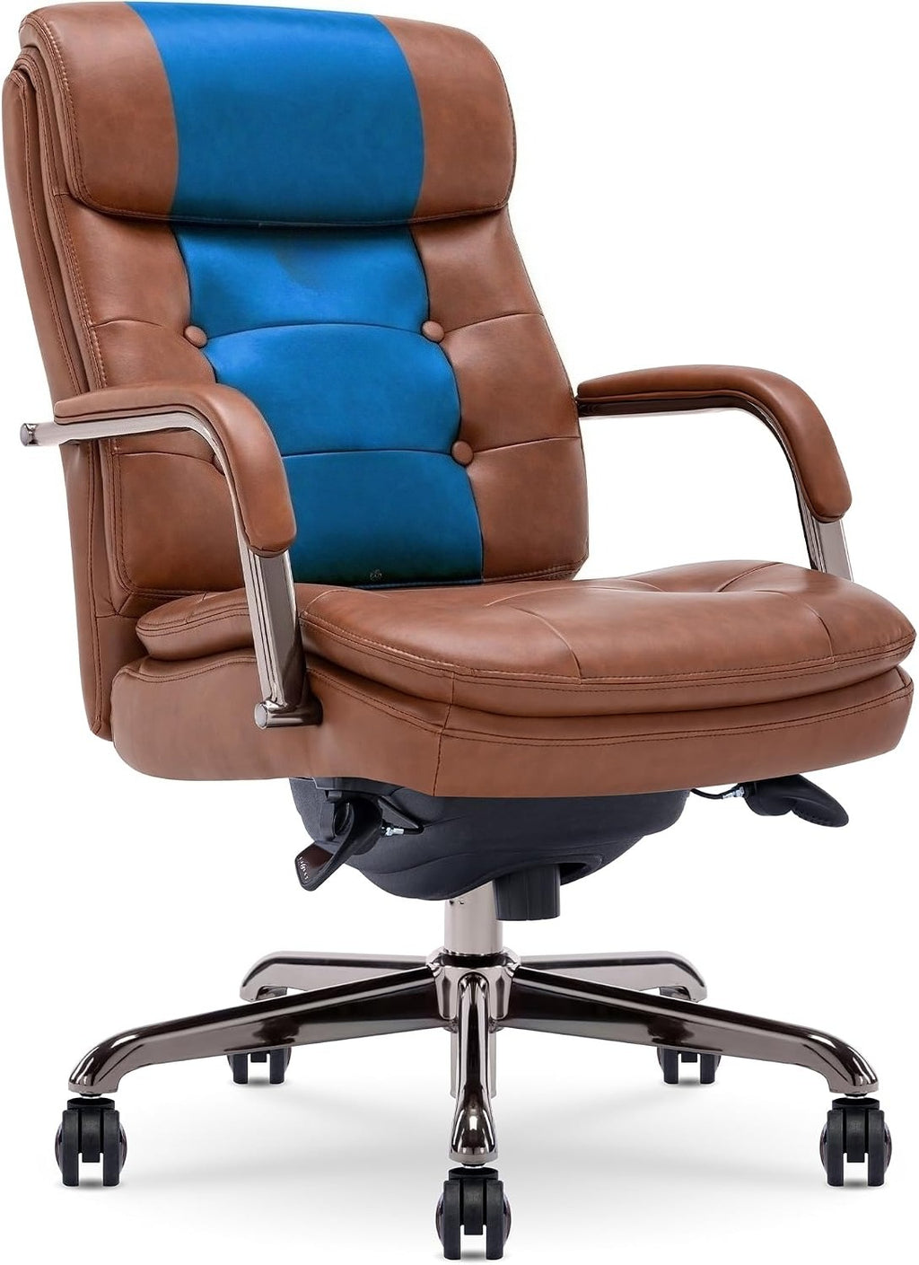 Cognac Tufted Executive Office Chair